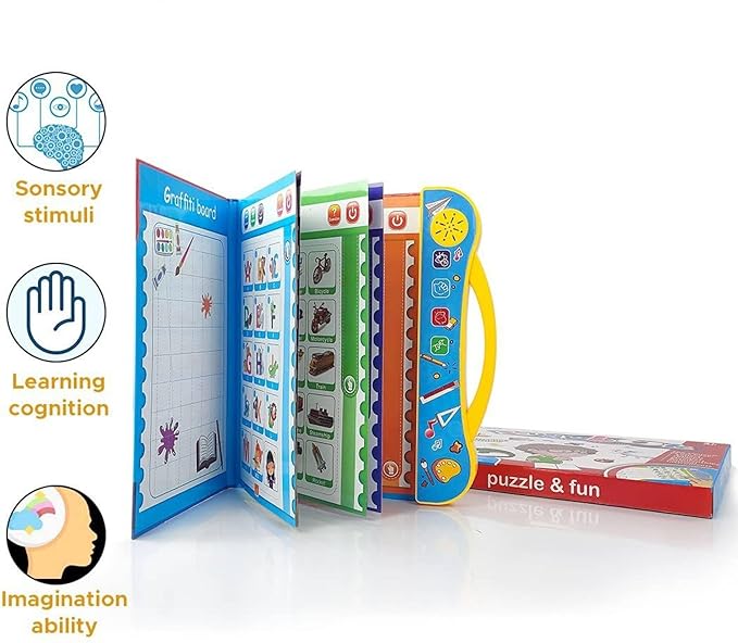 Intelligence Book | Interactive Book - Musical English Educational Phonetic Learning Book