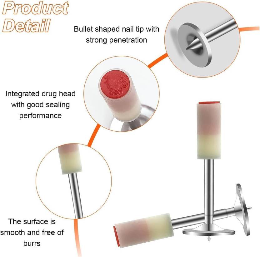 Nail Gun Manual Steel Nails, Round Nails 50 pcs Rivet Heavy Duty Squeeze Rivet Gun