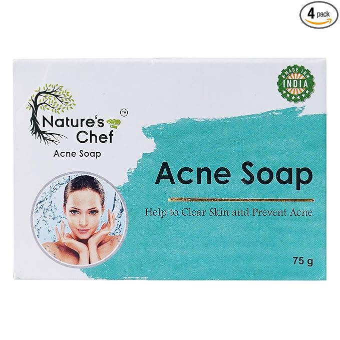 Acne Soap | Face, Back & Body Acne Wash | Anti Acne & Pimple Pack of 3