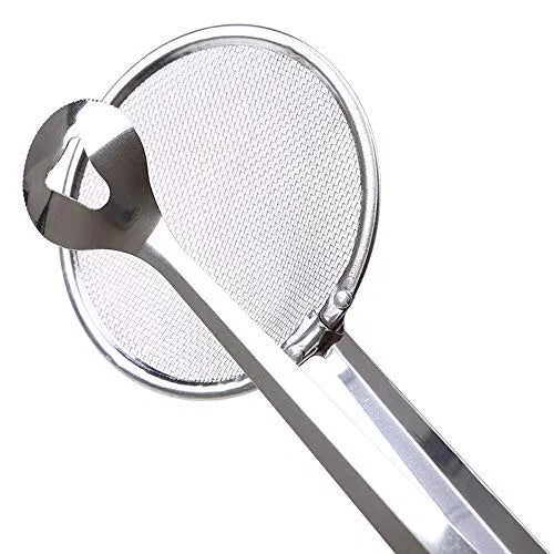 Multifunctional 2 in 1 Stainless-Steel Oil Frying Tong Spoon
