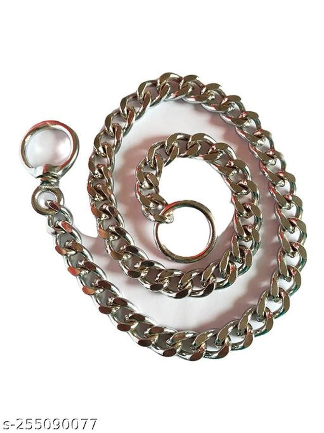 Metal Size 6 No. Coller Chain for Dog (Multicolor)