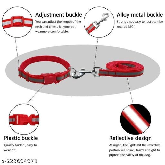 Neck Collar Belt for Pet (Multicolor, L)